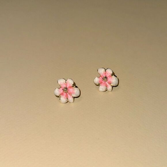 Flower earrings N860 - Picture 2 of 4